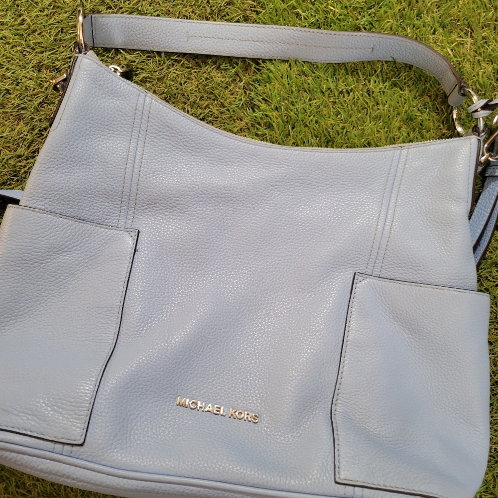 Michael kors soft leather hobo bag